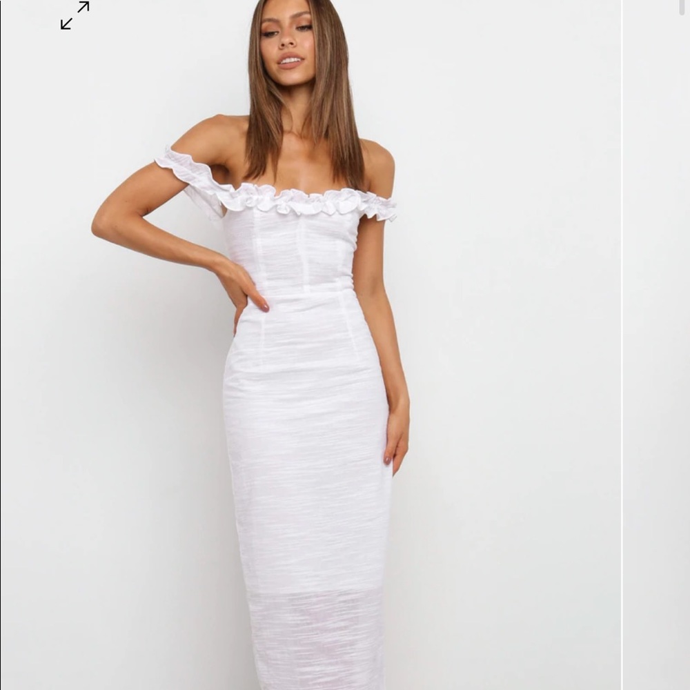 Petal & Pup Florez Dress - White SIZE 10